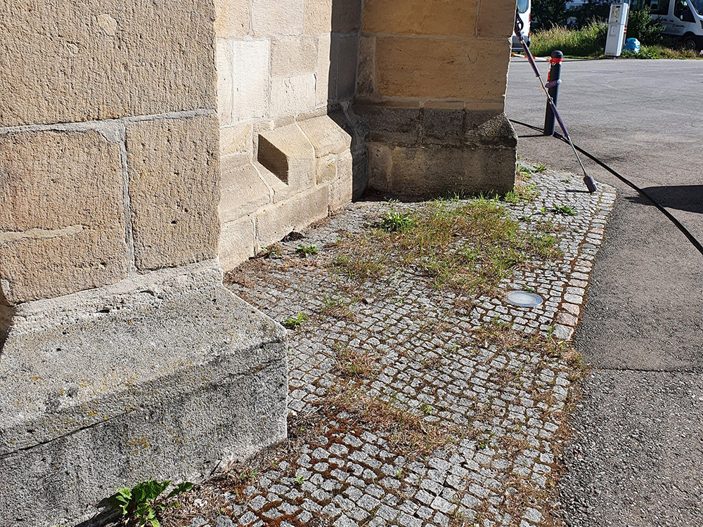 Reinigung Kopfsteinpflaster in Böblingen