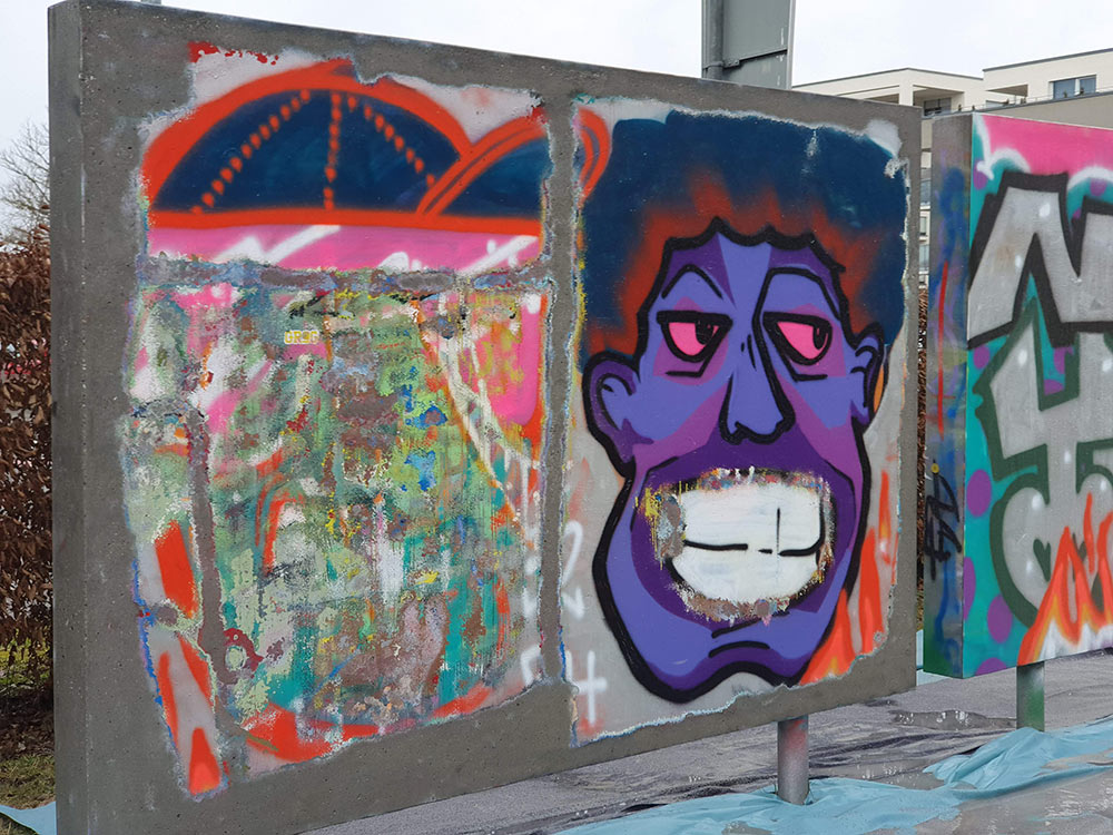 Entfernung von Sprayer Schriftzügen und Graffiti in Böblingen